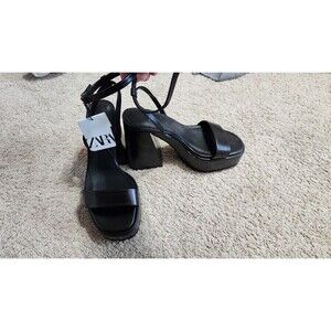 Zara Chunky Block heels NEW y2k